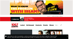 Desktop Screenshot of country1067.com